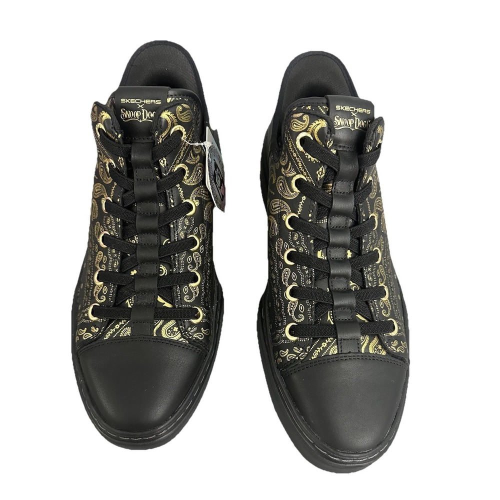 MEN'S SKECHERS X SNOOP DOGG 251017 SNOOP ONE DOUBLE G SLIP-INS‎ SNEAKERS SIZE 10